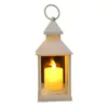 Luz LED decorativa para jardín, césped, exterior, boda, árbol, linterna, estilo europeo retro, luz de vela electrónica oscilante, transfronterizo