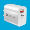 Adequado para carregador Apple 15 PD30w cabeça de carregamento de porta dupla certificação QC3.0 adaptador de energia CA atacado