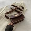 Bolsa Feminina 2024 Novo Estilo Coreano Simples Moda Bolsa Crossbody Elegante Bolsa de Ombro Casual Corrente Da Moda Pequena Bolsa Quadrada