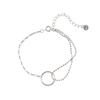 Pulsera Geométrica para Mujer Diseño Simple de Personalidad Sentido de la Moda Estilo Frío Tendencia Hebilla Redonda Retro Pulsera para Mujer Fabricantes de Pulseras