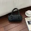 Bolso de textura tejida para mujer 2026 nuevo estilo moderno de verano tacto de alta gama bolso de mano tipo bola de boliche bolso cruzado de un solo hombro para el trabajo