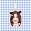 Babymonster Lee Cha-In Shin Hye-Yeon Etiqueta de Equipaje Colgante para Mochila Cadena Colgante Decoración Etiqueta Colgante Merchandising