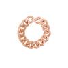Corrente de Elo de Metal Simples Estilo Europeu e Americano Fotografia de Rua Pulseira de Corrente de Liga Acessórios da Moda Femininos Exportação de Joias de Guangdong Especial