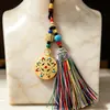 Estilo Étnico Aleación Brújula Adorno Colgante Accesorio Colgante Tejido Acabado de Alta Gama Decoración de Regalo Recuerdo de Viaje Venta al por Mayor