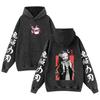 Comercio Exterior Demon Slayer Espada de Exterminio de Demonios Lavado Vintage Algodón Viejo Sudadera con Capucha para Hombre y Mujer