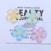 Novos Acessórios de Resina Transparente com Flores de Desenho Animado Material para Capa de Celular DIY Joias de Flor Material para Aplicação de Cola Cremosa