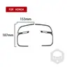 Adequado para Honda S2000 00-09 conjunto completo de adesivos decorativos para painel de levantamento de vidro para modificação interna em fibra de carbono