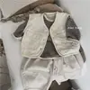 Algodón suave lavado ~ cómodos pantalones de zanahoria para niños, unisex, pantalones casuales de color liso para niños y niñas, pantalones largos para primavera y otoño