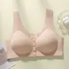 Ropa Interior de Lactancia Verano Delgado Fruncido Anti-caída Embarazo Postparto Alimentación Sujetador para Mujeres Embarazadas talla grande Sujetador sin Costuras