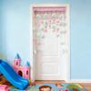 Cortina de Porta de Desenho Animado Nuvem de Bênção Dupla Popular Alto Valor Decoração de Cortina de Porta de Princesa Acessório para Pendurar em Casa para Meninas, Não Requer Furação
