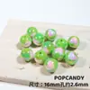 Cuentas Redondas Bicolores de Corazón de Puntos Versátil Joyería DIY Accesorios de Cuentas Sueltas Cadena para Teléfono Móvil Hecha a Mano Cadena de Cuentas Pulsera Cuentas