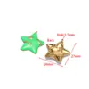 Estilo Europeo y Americano Colgante de Estrella de Cinco Puntas con Goteo de Aceite Acero Inoxidable Encanto de Estrella Ins Versátil Collar Pendiente Accesorios de Joyería Venta al por Mayor