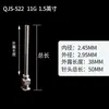 Cabezal de dispensación de aguja de extensión de precisión de 1,5 pulgadas Accesorios de dispensación Tubo de aguja de acero inoxidable Consumibles Punta de aguja 8-30G Personalizable