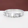 Anel Popular Estilo Chanel da Teum com Inlays de Zircônia, um Presente de Luxo Leve, Versátil para o Dia a Dia, Feito de Cobre, Exclusivamente para Vendas Transfronteiriças, Direto do Fabricante