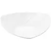 Plato Frío de Restaurante, Plato de Aperitivos, Plato Irregular de Plástico Comercial, Plato Triangular Blanco de Melamina