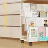 Estantería para Libros Ilustrados Infantil Debajo de la Mesa Estantería Extraíble Estante de Almacenamiento Guardería Bebé Estantería de Almacenamiento de Libros Extraíble Multicapa