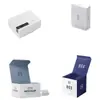 Caja de papel para productos fábrica de origen caja de regalo caja de color producción caja de cartón blanco cosméticos caja ciega impresión pedido de lotes pequeños