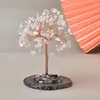 Árbol de la fortuna de amatista al por mayor de fábrica, cristal de energía natural, árbol de la vida, pieza de ágata, adornos de árbol de cristal