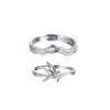 Anillo de Pareja de Plata S999 Eucalipto Azul Ha Encontrado Pájaro Sai Huai Diseño de Nicho para Hombres y Mujeres para Anillar Significado Romántico para Enviar a la Novia