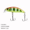 Japón Micro Stream Sumergido Mino Nivel de Tour Completo 38mm/3.2g Señuelo Luya Señuelo para Trucha 9133