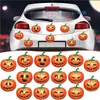Bestseller transfronterizo calabaza de Halloween bruja coche pegatina magnética reflectante decoración murciélago de Halloween puerta de garaje refrigerador pegatina