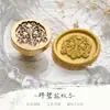2026 Nueva Serie de Plantas Sello de Cera para Sello - Crisantemo Silvestre y Flor de Rosa Cabezal Artístico de Bronce - Venta al por Mayor desde el Fabricante