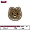 En Stock Múltiples Colores y Especificaciones Oso Bordado Clásico Parche de Oso Bordado para Toalla Accesorios para Ropa Infantil Parche