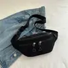 Nova Coleção Primavera e Verão 2025 Veludo Simples Moda Cor Sólida Casual Esportivo Bolsa de Ombro Transversal Bolsa de Cintura Bolsa de Peito para Mulheres
