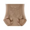 Pantaletas de Cintura Alta para Mujer con Control de Abdomen, Satén con Relieve de Encaje, Sin Costuras, Levanta Glúteos, Entrepierna de Seda de Morera, Cintura Anti-Enrollamiento