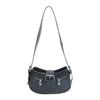 2025 Nuevo Estilo Simple Retro Bolso de Axila Bolso de Hombro Moda Texturizado Bolso Cruzado Diseño Nicho para Mujer Bolso Saddle