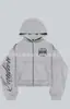 Comércio Exterior Transfronteiriço Primavera e Outono Novo Estilo Americano Moletom com Zíper Estampado Cardigan com Capuz Personalizado Street Wear Solto e Versátil