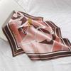 [Seda de Morera 100%] Bufanda de Seda Bufanda de Otoño para Mujer Bufanda Combinable Banda para el Cabello Moda Bufanda Cuadrada Pequeña