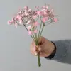 Estilo Fresco y Sencillo Ramo Artificial de Gypsophila y Pequeños Arreglos Florales, Ramo de Novia, Decoración de Boda, Flores Artificiales de Plástico