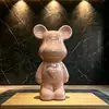 Oso Corazón Lindo Cerámica Decoración del Hogar Adorno Alcancía Casa de Juguete para Niños Regalo de Inauguración de Casa