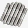 Directo del Fabricante, En Stock Espárragos de Doble Extremo de Acero Inoxidable 304 M6~M36 Pernos de Doble Extremo Varillas Roscadas de Doble Extremo