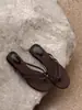 Falda retro de verano para mujer con chanclas, nuevo estilo 2026, sandalias de tiras tejidas de moda con suela plana para uso en exteriores