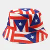 Novo Chapéu de Balde com Elemento de Bandeira Multi-País Transfronteiriço (Chapéu Bucket Casual Tendência Estilo Logo de País) SJ