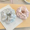 La Sensación del Primer Amor es Abrumadora: Gomas para el pelo florales rosas y azules para mujer, Nuevas ligas para el pelo de primavera, Suaves accesorios para el pelo para el día a día