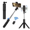 Palo selfie para teléfono móvil con luz de relleno Bluetooth, portátil para exteriores, todo en uno, para fotografía en vivo, trípode telescópico, artefacto para selfies
