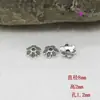 Fornecimento Direto da Fábrica Liga de Prata Xizang Suporte Flor de Lótus Chapéu de Flor Pulseira Colar com Contas Acessórios de Joias DIY Atacado