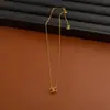 Colar Arco do Triunfo Aço Titânio Não Desbota Feminino Nicho Luxo Leve Design de Ponta Versátil Pingente de Temperamento Corrente para Clavícula