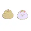Accesorios para Joyería DIY Transfronterizos al por Mayor Colgante de Cabeza de Gato Perro de Dibujos Animados Gota de Aceite Collar Pulsera Hechos a Mano Colgante de Aleación