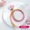 Diadema Trenzada de Cinco Puntas con Gradiente para Niñas My Little Pony, Pasador para el Cabello, Tocado de Cabello Trenzado de Dibujos Animados Lindos para Niñas