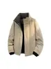 Chaqueta de Algodón con Relleno de Plumas y Cuello Alto para Hombre, Invierno, Acolchada, Engrosada, Holgada, Protección contra el Frío, Calidez, Chaqueta Tipo Pan, Ropa de Invierno para Jóvenes, Chaqueta de Algodón, Ropa de Abrigo