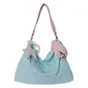 Bolsa de Ombro Simples Versátil Estilo Coreano para Mulheres, Nova Bolsa de Braço Retrô, Bolsa Tote de Grande Capacidade, Bolsa Transversal para Trabalho e Deslocamento