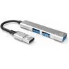 USB3.0 Um para Três/Quatro Docking Station USB3.0HUB Splitter Computador U Disk Leitor de Cartão de Alta Velocidade OTG Docking Station
