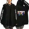 Suéter con capucha estampado de Cazador a Tiempo Completo de Anime HUNTER x HUNTER Venta Caliente Transfronteriza Cardigan Holgado Casual