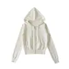 Chaqueta cárdigan con capucha estilo coreano preppy para mujer, otoño e invierno, nueva, versátil, casual, con cremallera, suéter de punto, sudadera de manga larga