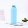 Taza Térmica Popular Estilo Americano Transfronteriza con Boca Pequeña, Acero Inoxidable 304 Pintura de Goma para Coche Montaje en Vehículo Taza Exterior Botella de Agua Termo