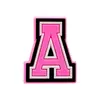 Accesorios para Zapatos Rosas con Letras y Números de Venta Caliente Transfronterizos, Bolsos Bogg, Hebillas Decorativas Desmontables para Zapatos DIY